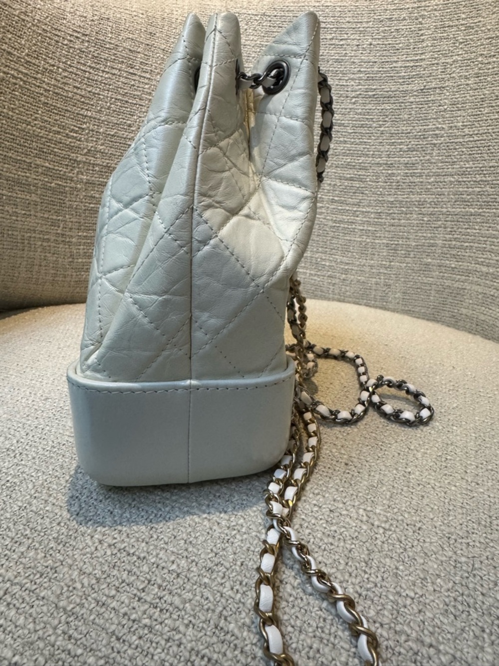 CHANEL Gabrielle Backpack Aged Lambskin Leather - Picture 7 of 7
